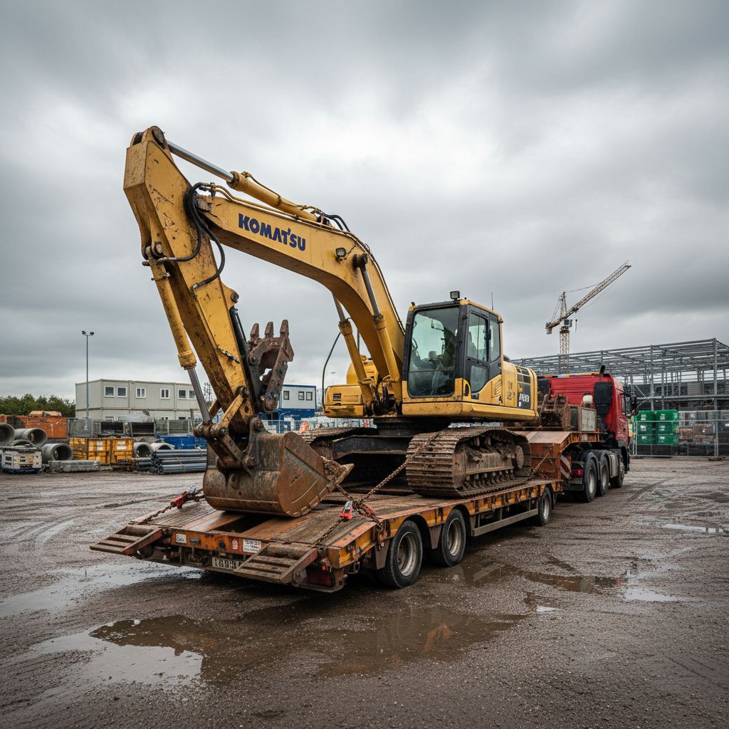 Transporting Plant Machinery Safely and Legally in the UK 1 Transporting Plant Machinery